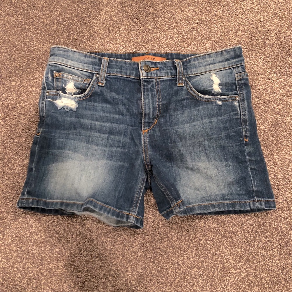Joe’s Distressed Premium Denim Shorts